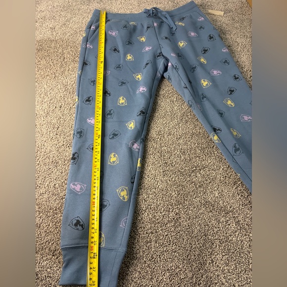 NWT Marvel Amazon Basics L Fleece Jogger Sweatpants – Blue Print - Picture 2 of 4